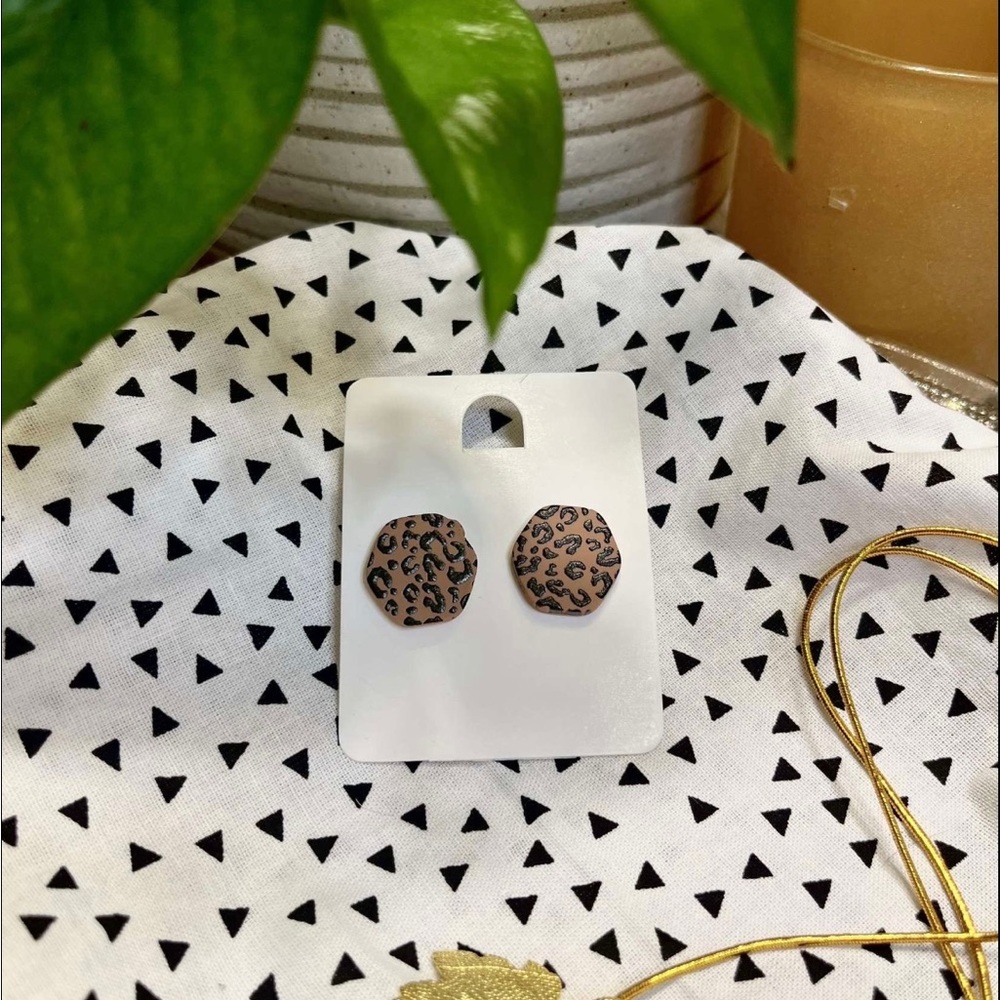 Polymer clay earrings